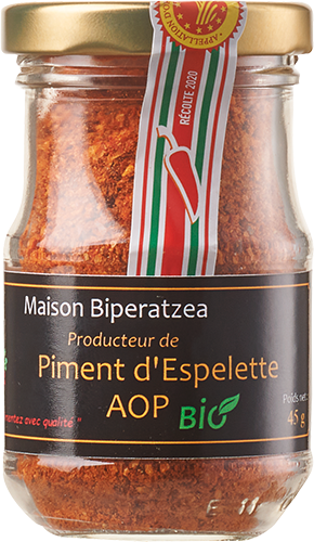 Piment d´Espelette AOP Bio