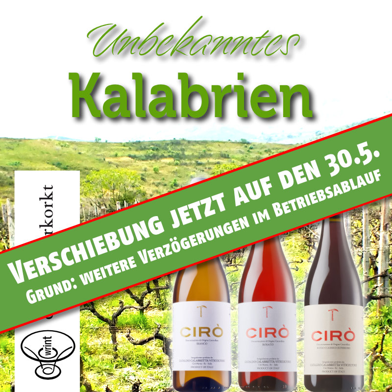 WRINT Flaschen Podcast Paket »Unbekanntes Kalabrien« 