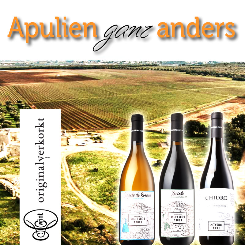 WRINT Flaschen Podcast Paket »Apulien ganz anders« 