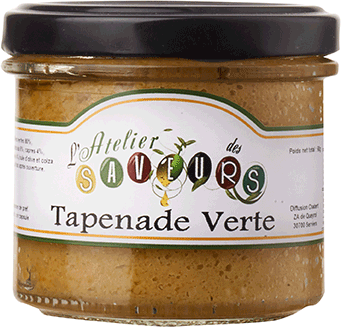 Tapenade Verte (grüne Olivenpaste)