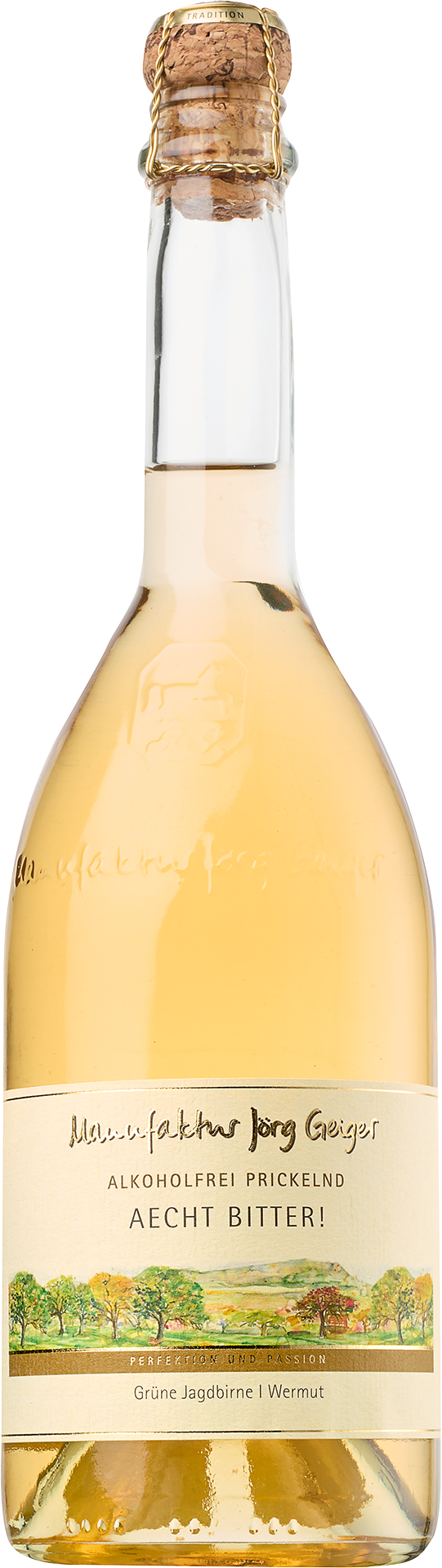 AECHT BITTER Grüne Jagdbirne/Wermut alkoholfrei
