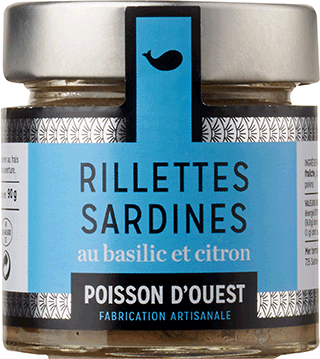 Rillettes de la Mer »Sardines au Basilic et Citron«